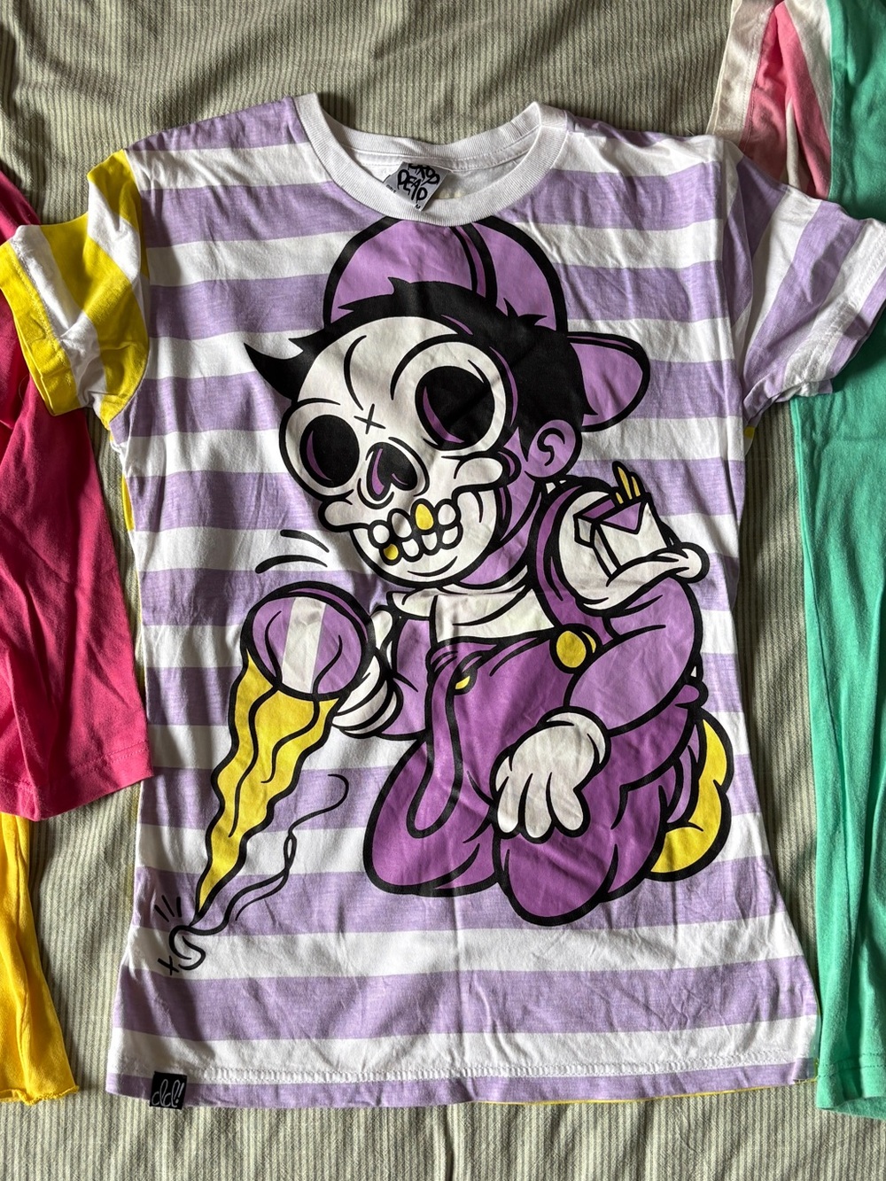 Vintage Dropdead stripped tee